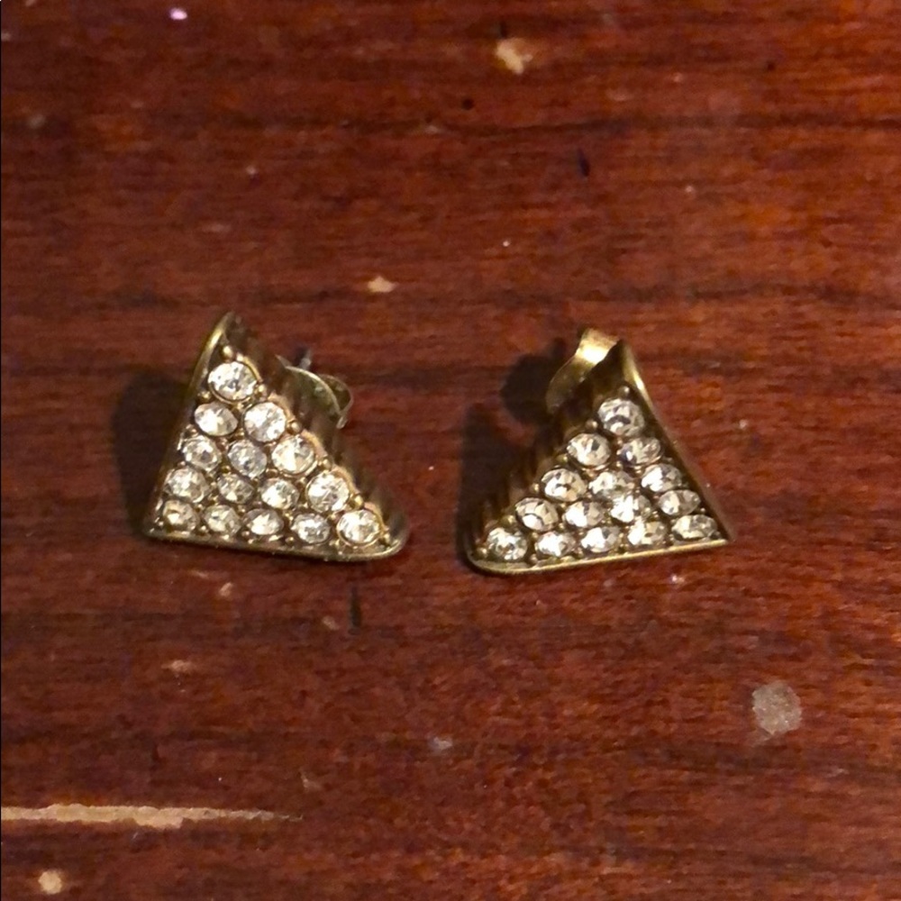 Jcrew Triangle Studs